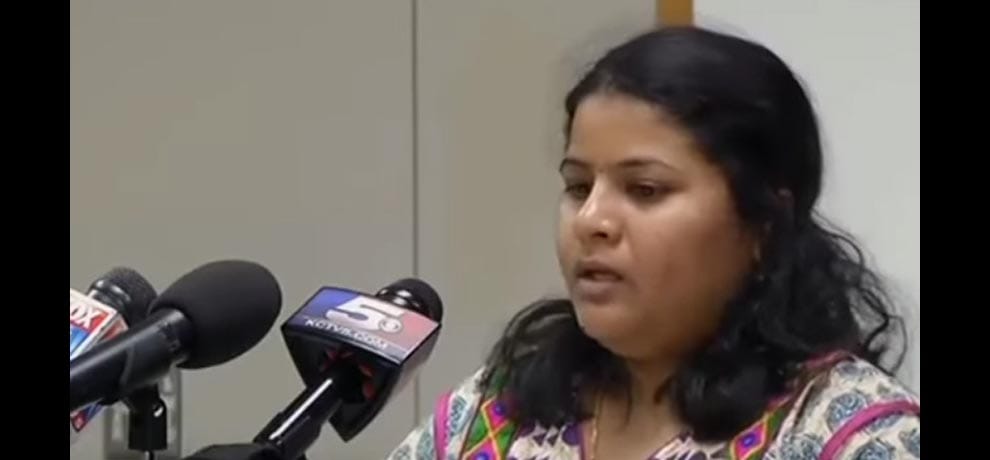 indian engineer murder: wife shared her husband Srinivas Kuchibhotla dream on facebook 