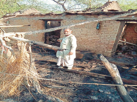 Seven homes fire
