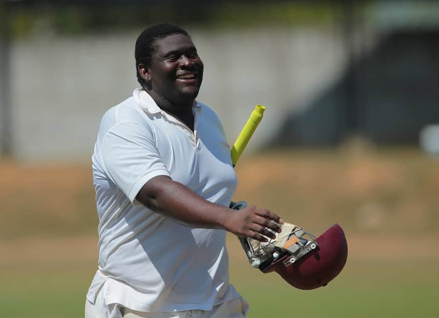 meet all-rounder rakheem cornwall 140 kg from west indies