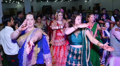 american christen and rajat weding in kanpur