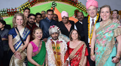 american christen and rajat weding in kanpur