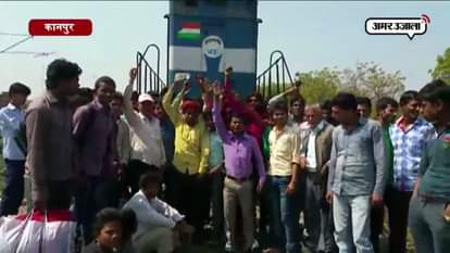 railway engine of rapti sagar stop working near kanpur 
