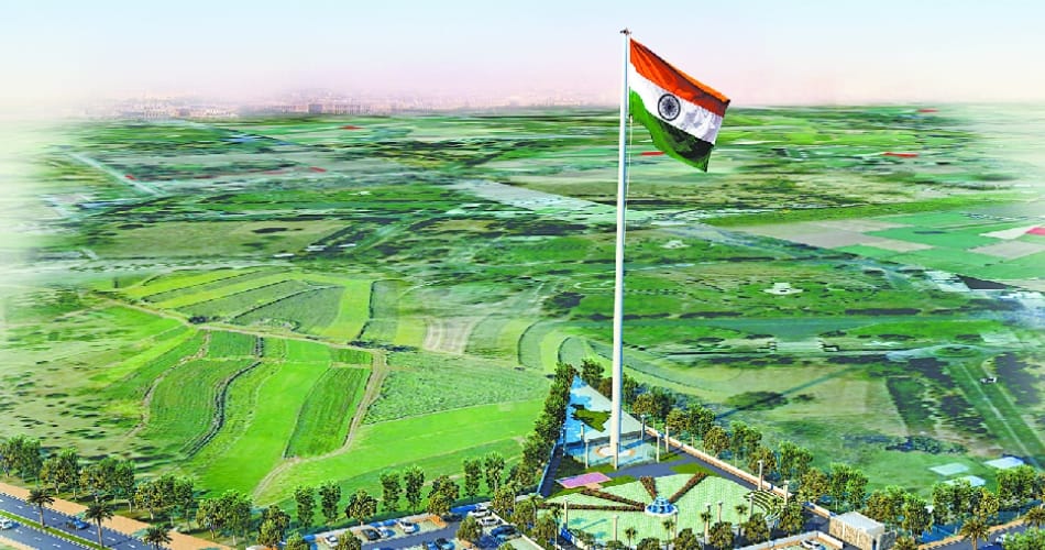 tallest indian tri colour will get cut short