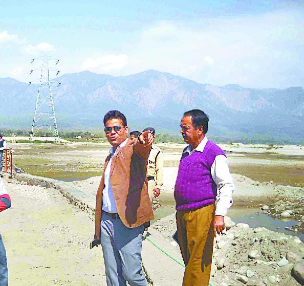 Sharda Snangat temporary handover of irrigation systems