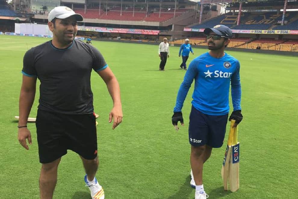 team india practice session in bengluru ahead second test against Australia