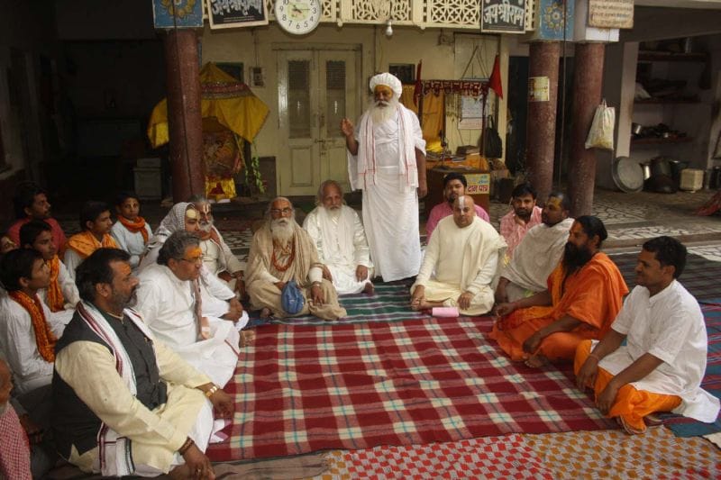 appose of madhumangan shukla in vrindavan