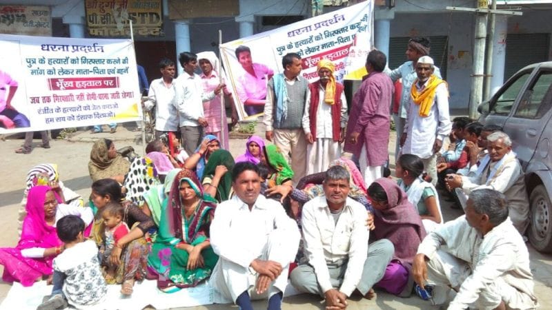 The protest ended after assuring