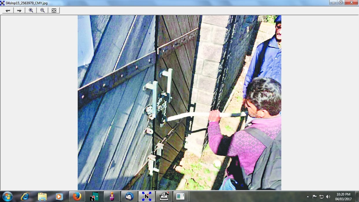 retired officer property sealed in solan