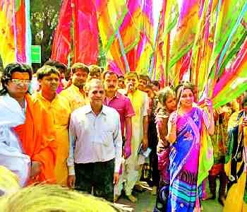 Splash of the Srishyam nishan festival 