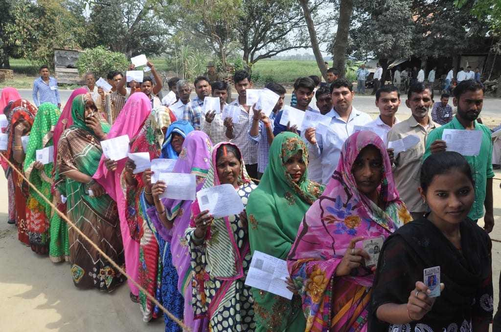55.48% voting in Gorakhpur