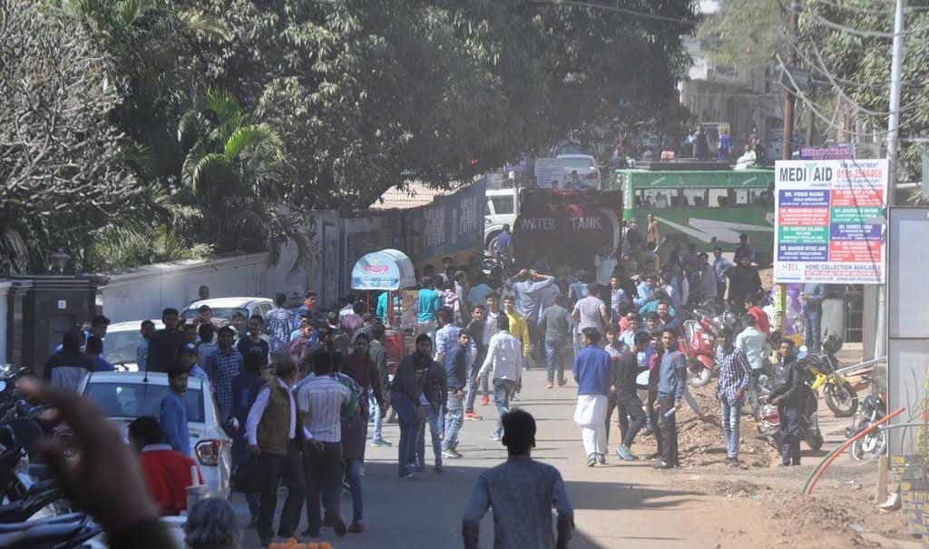 voilance protest in jammu
