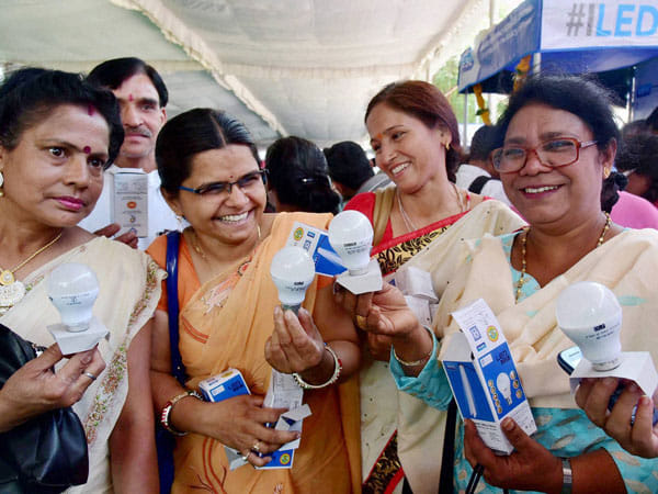 led bulb, tubliss and fan are being sold in post office