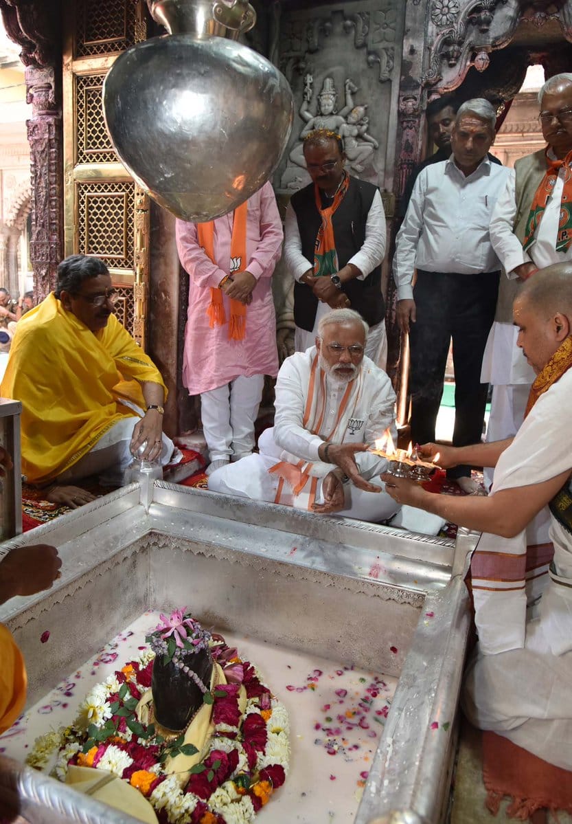 pm modi do worship in kashi vishwnath and kaal bhairav during kashi visit