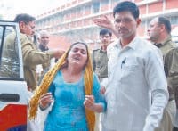 Murdered, Crime, woman, thrashing, tractor, police, jind