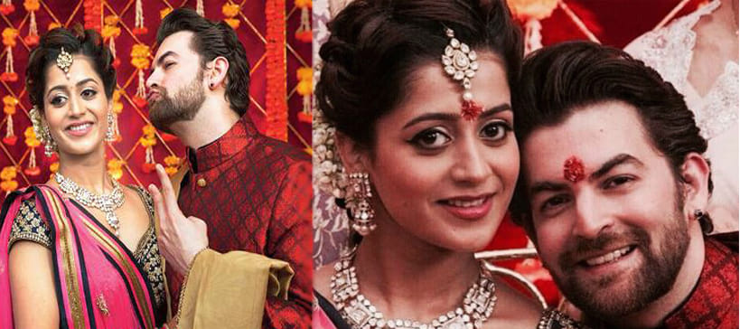 neil nitin mukesh with wife rukmini in kanpur