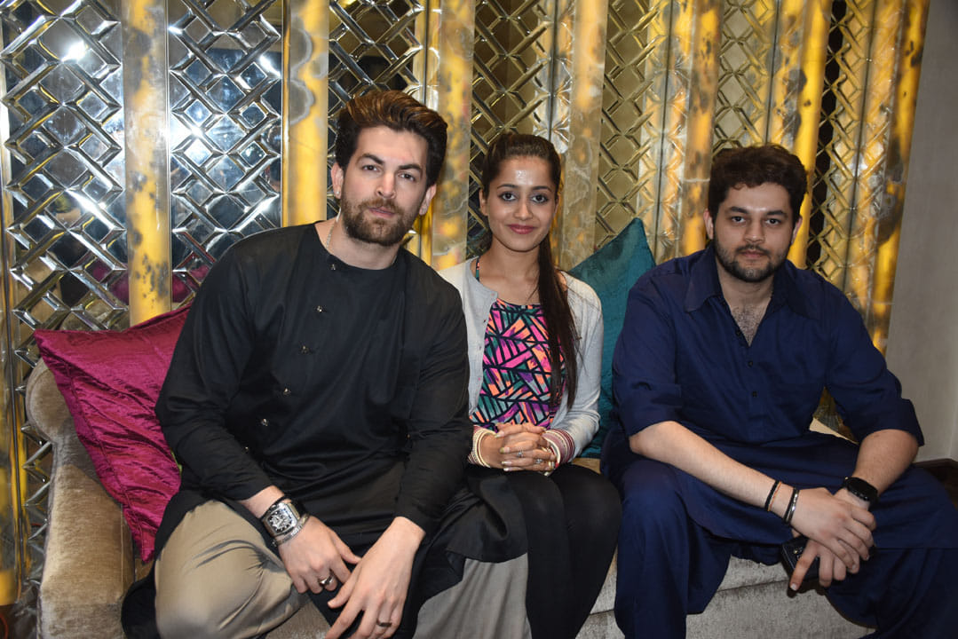 neil nitin mukesh with wife rukmini in kanpur