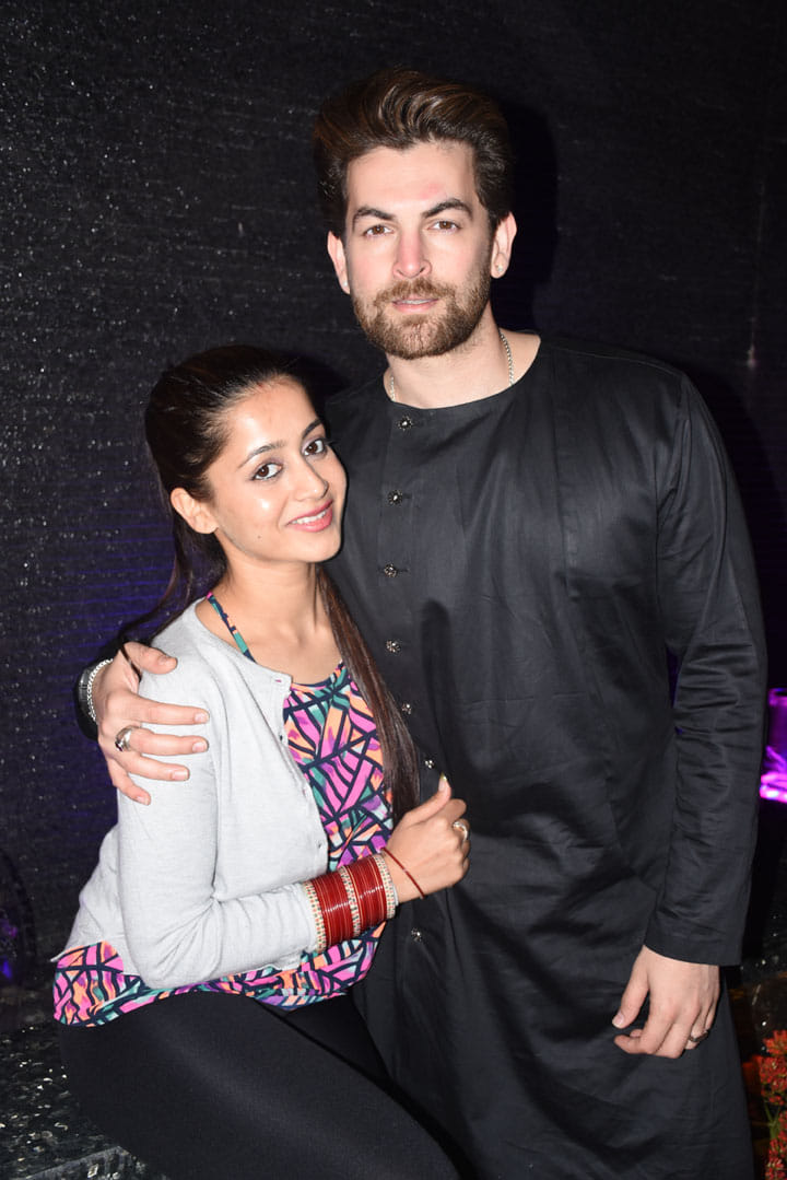neil nitin mukesh with wife rukmini in kanpur