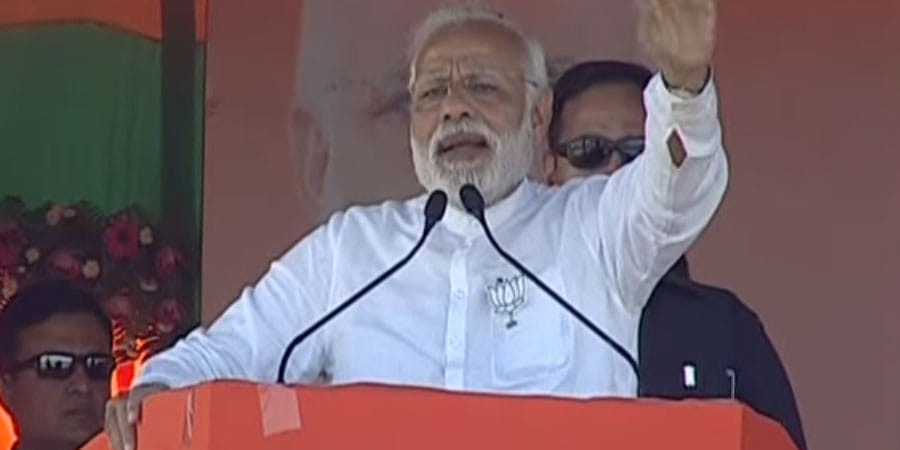 pm modi visit in uttarakhand cm oath ceremony
