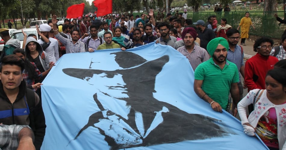 sfs protest in punjab university chandigarh, 49 arrested
