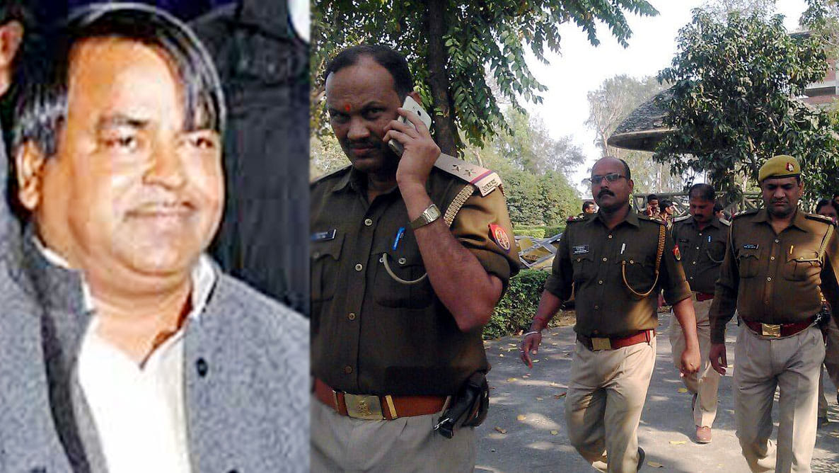 raid for gayatri prajapati in uttar pradesh