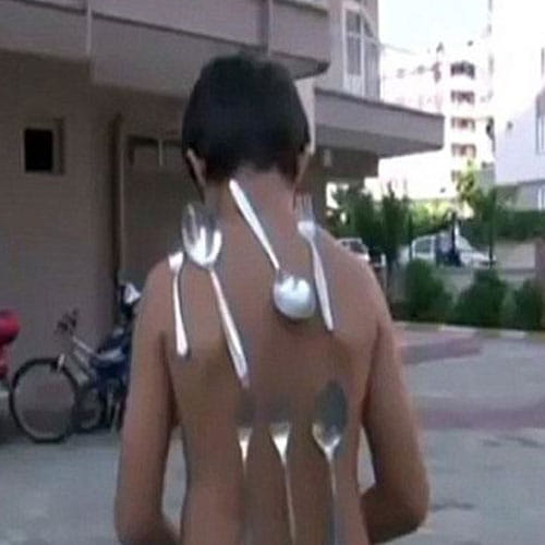 this boy become magnetic man in anger