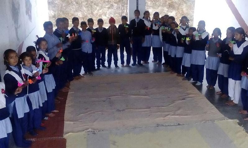 School children learned