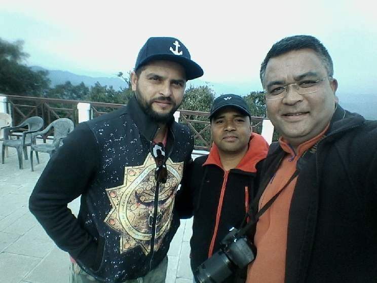 cricketer suresh raina in almora