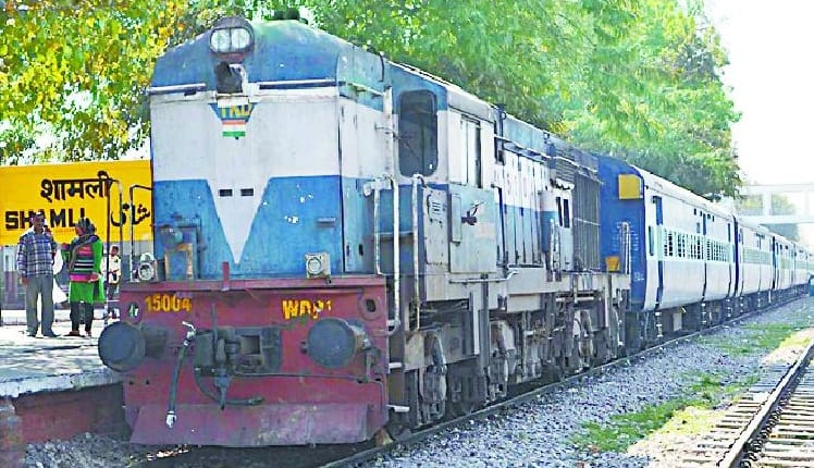 Postponed a passenger, two trains stopped in Shamli