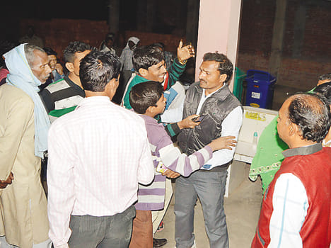The death of a father and son in a road accident