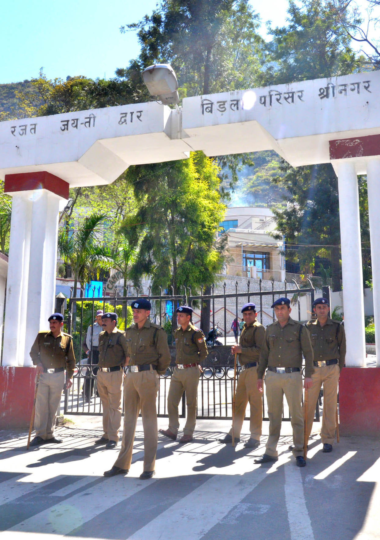  police forces in Birla campus.