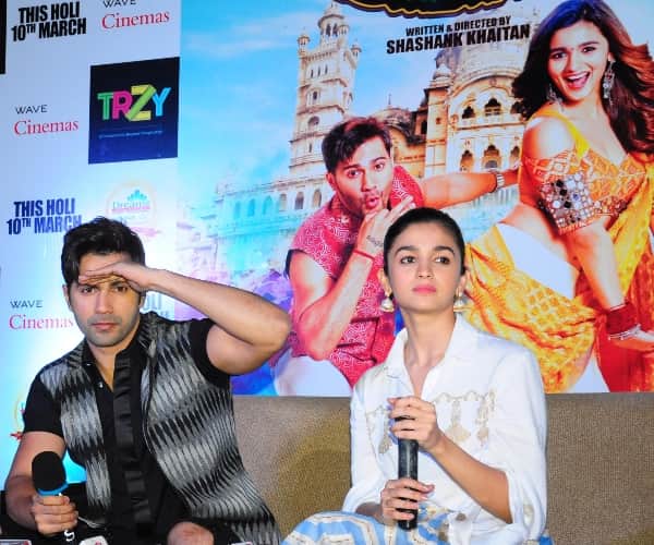 aliya bhatt and varun dhavan in lucknow.