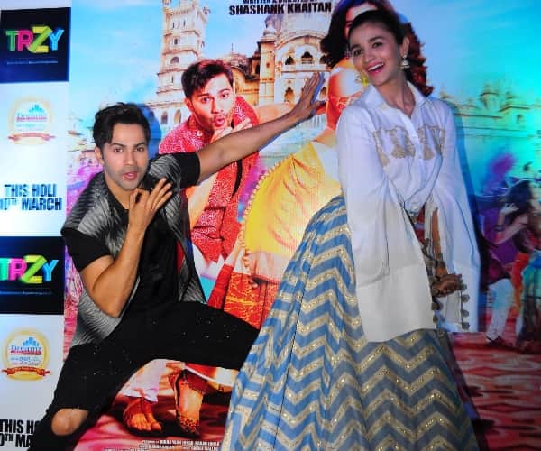 aliya bhatt and varun dhavan in lucknow.