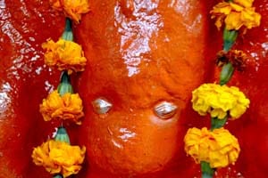 Hanuman went to 'Aansu'