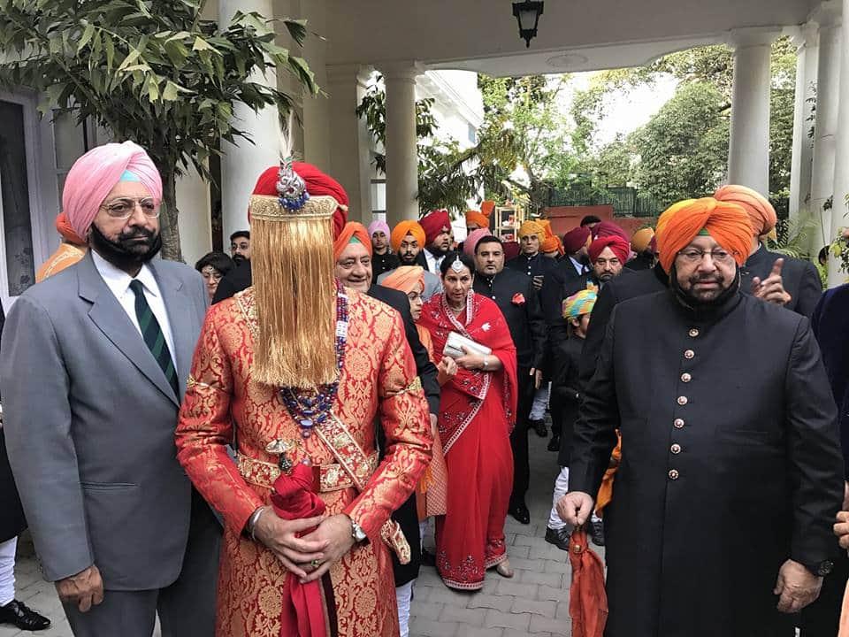 Amarinder's grandson Nirvan Singh wedding