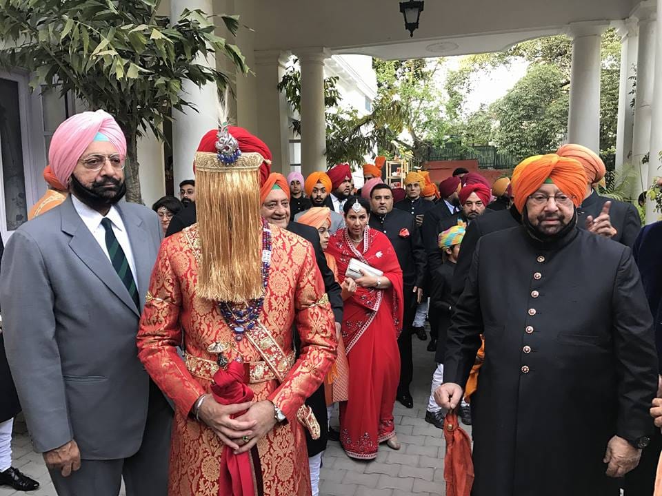 Amarinder's grandson Nirvan Singh wedding
