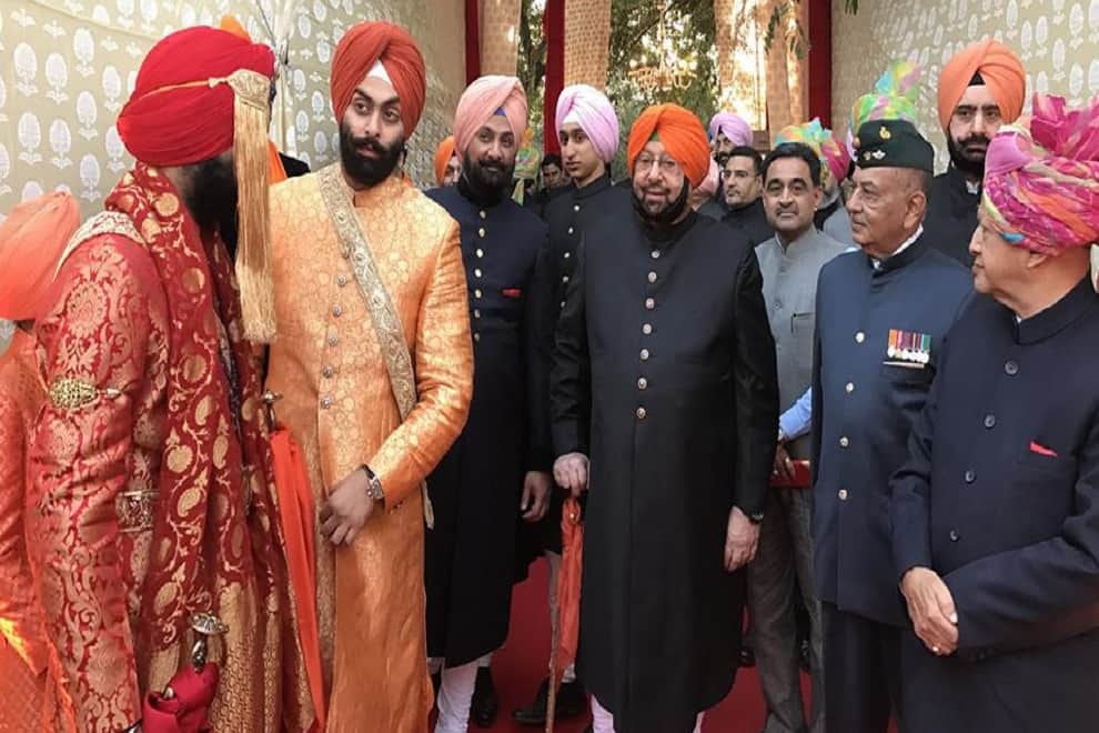 Amarinder's grandson Nirvan Singh wedding