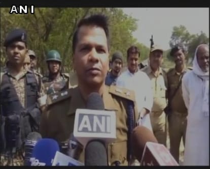 over death of a person mob set a police vehicle afire in bihar 