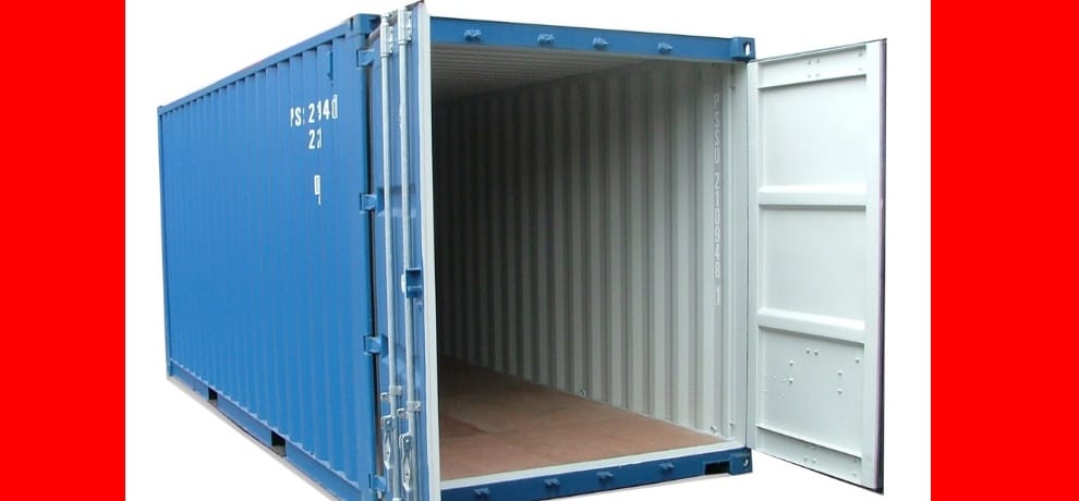 Remove valuables from the container to be sent abroad would fill sand