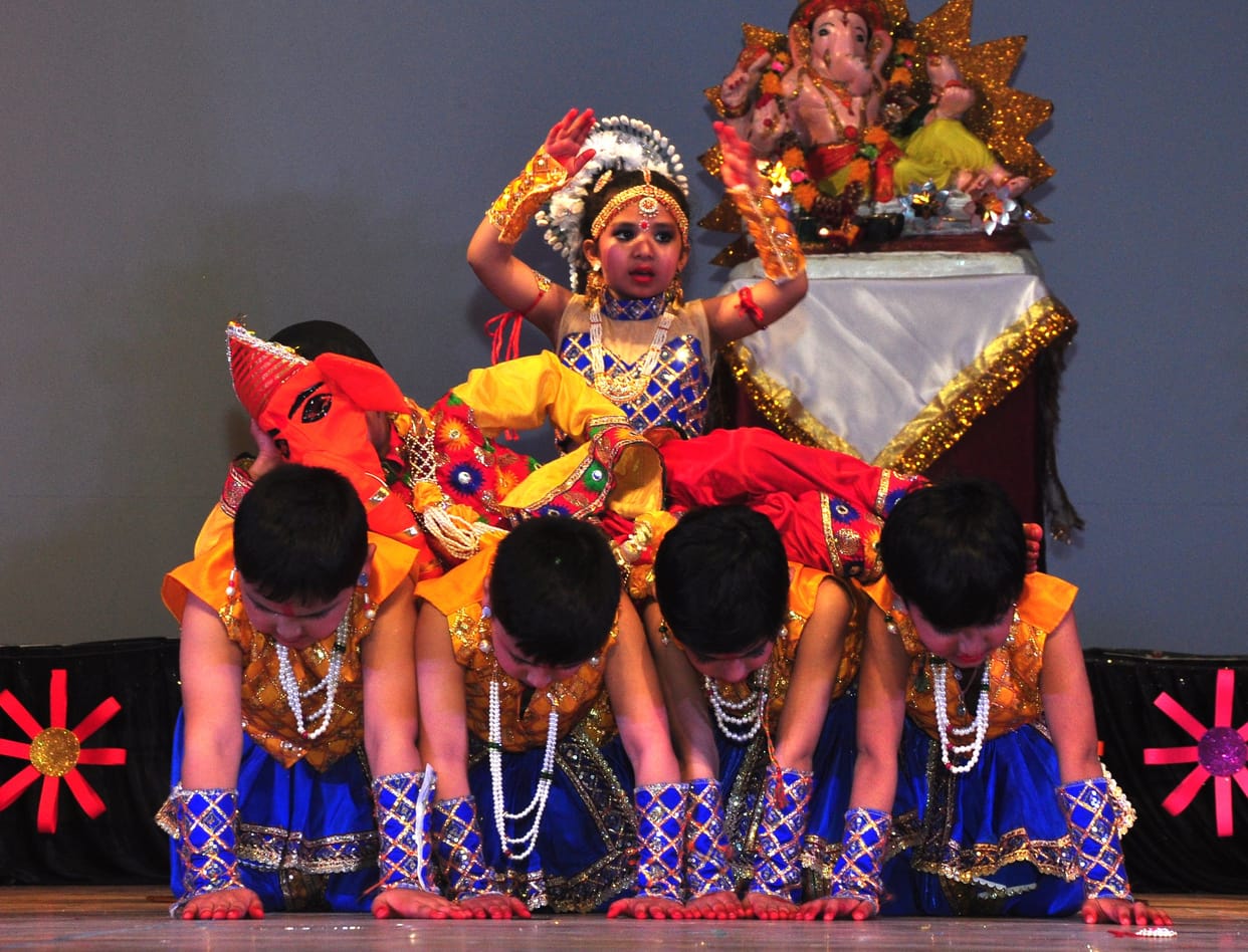 cultural event in vidya ashram school