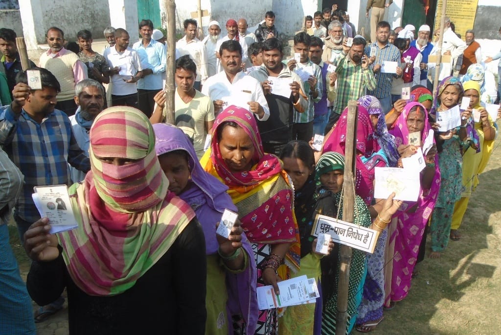 60.80% voting in maharajganj 