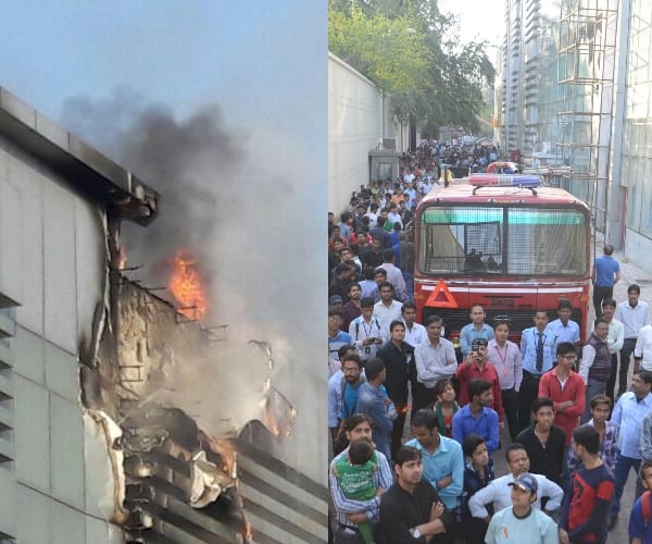  fire in saharaganj in Lucknow.