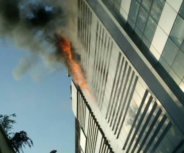  fire in saharaganj in Lucknow.