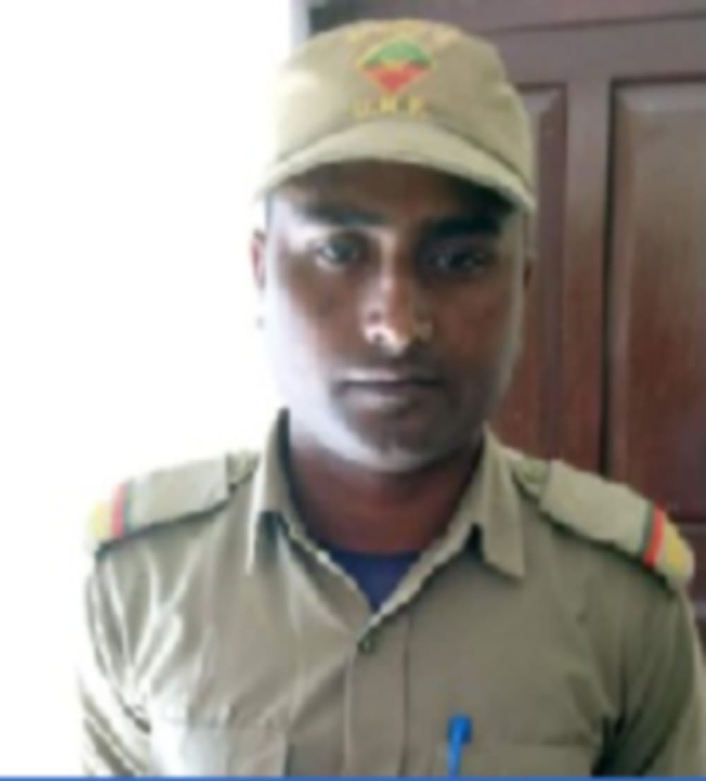 fight with Forest Beat Officer