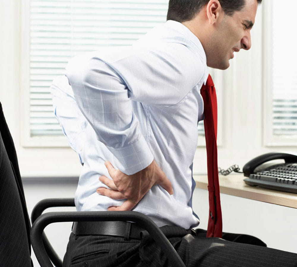 get rid of back pain easily