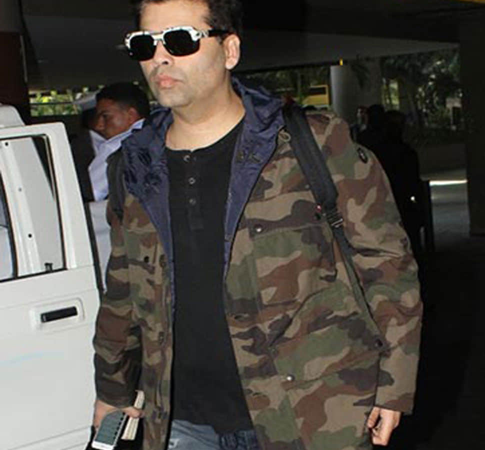 Daddy cool Karan Johar at Mumbai airport after becoming father to twins through surrogacy