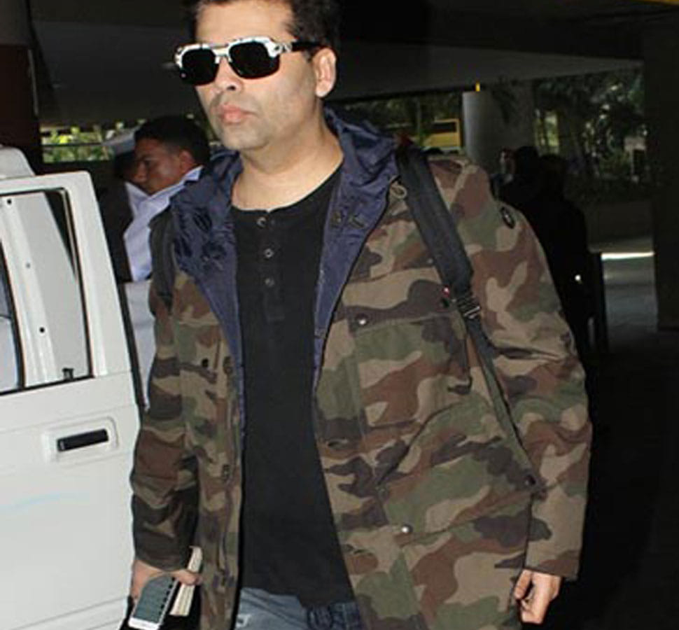 Daddy cool Karan Johar at Mumbai airport after becoming father to twins through surrogacy