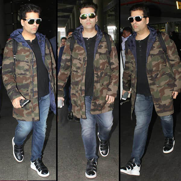 Daddy cool Karan Johar at Mumbai airport after becoming father to twins through surrogacy