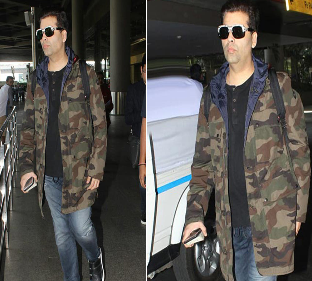 Daddy cool Karan Johar at Mumbai airport after becoming father to twins through surrogacy