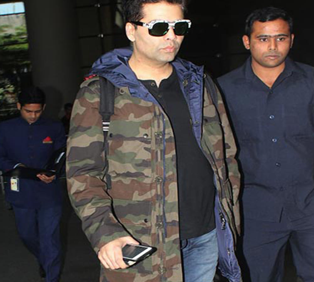 Daddy cool Karan Johar at Mumbai airport after becoming father to twins through surrogacy