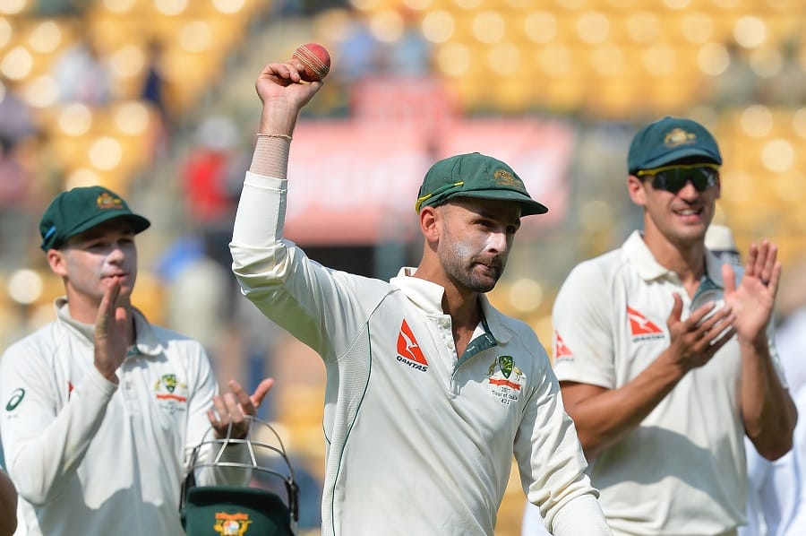 nathan lyon bowled his twenty thousand Test delivery without no ball
